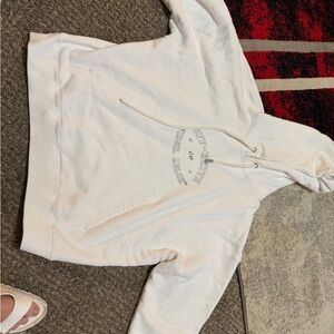 Off-White Style White Hooded Sweatshirt authentic with coa mens size large